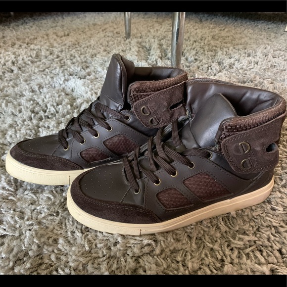 Rocawear Shoes | Brown Rocawear High Top Sneakers | Color: Brown | Size: 9 | Jenn101287's Closet